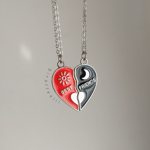 گردنبند ست مدل بهترین رفیق صمیمی