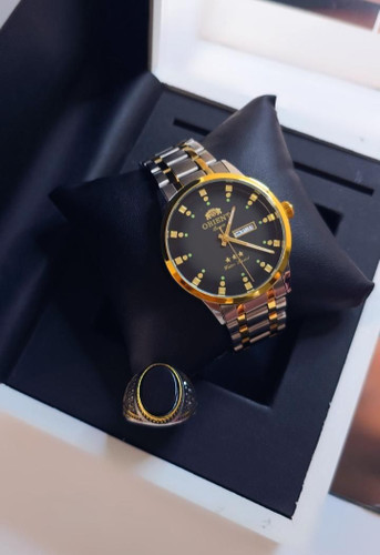 ست ساعت و انگشتر شیک مردانه مارک اورینت