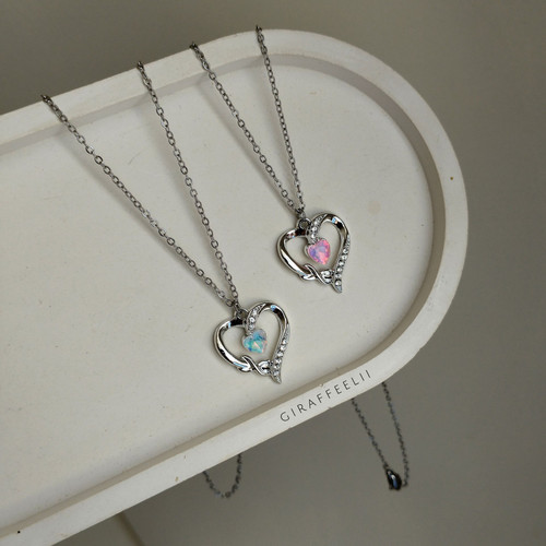 گردنبند دخترانه مدل قلب