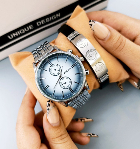 ساعت مچی و دستبند مردانه برند والار