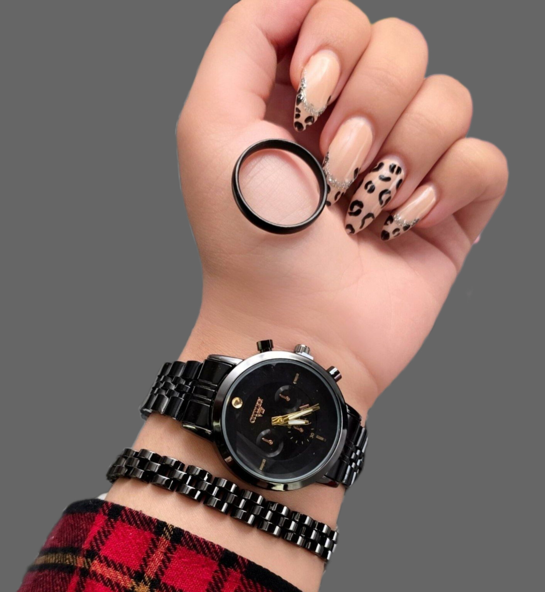 ساعت مچی زنانه رولکس به همراه دستبند و حلقه