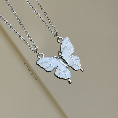 گردنبند ست مدل پروانه آهنربا