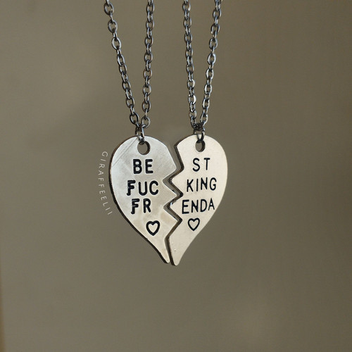 گردنبند ست دو نفره طرح بست فرند