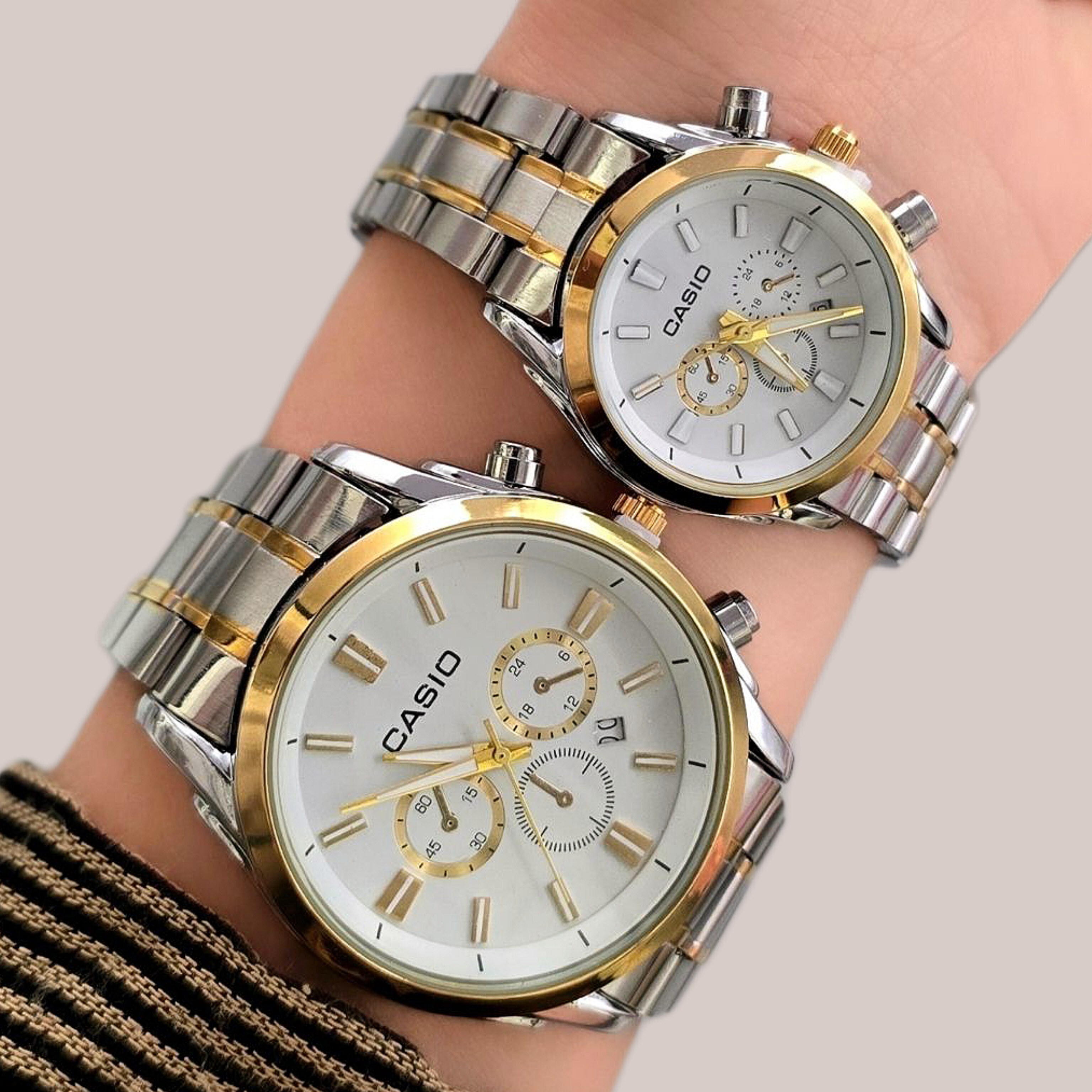 ساعت مچی ست مردانه و زنانه، برند سیتیزن، کیفیت بالا، رنگ ثابت