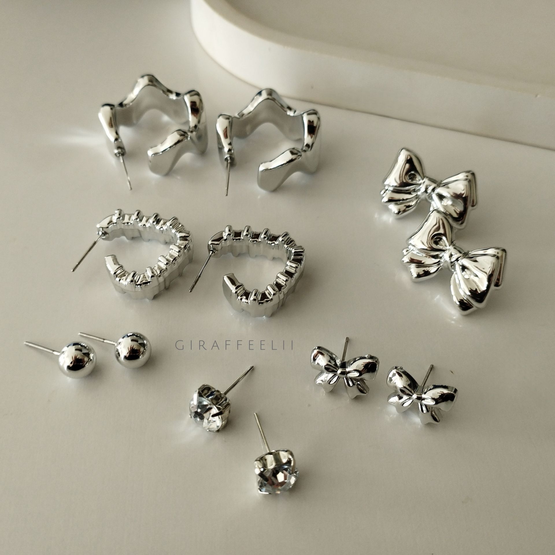 گوشواره پک ۶ جفتی دخترانه | اقتصادی و شیک