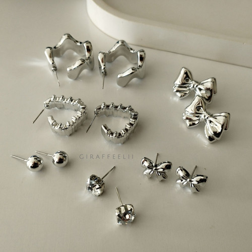 گوشواره پک ۶ جفتی دخترانه | اقتصادی و شیک