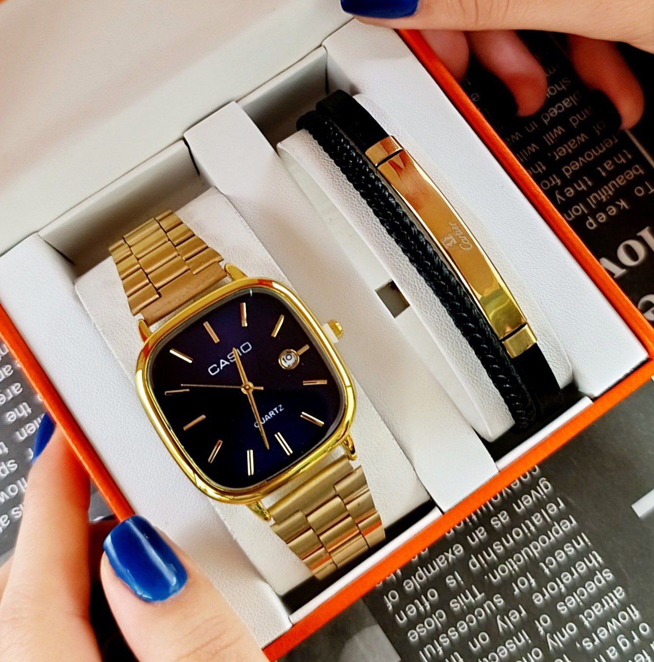 ساعت مچی مردانه کاسیو ( به همراه دستبند )