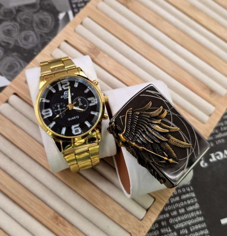 ساعت مچی مردانه Edifice با فندک