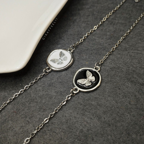 دستبند ست فسیل پروانه