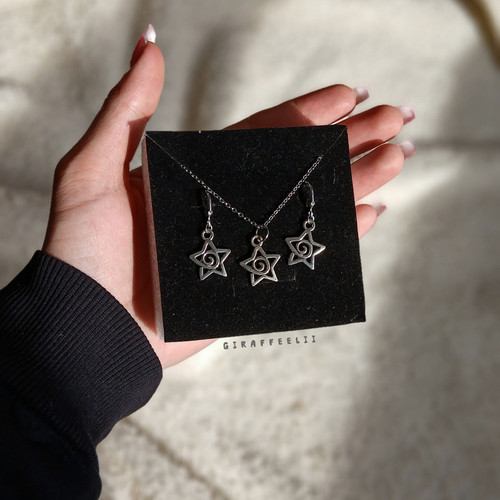 نیم ست دخترانه اسپیرال مناسب هدیه