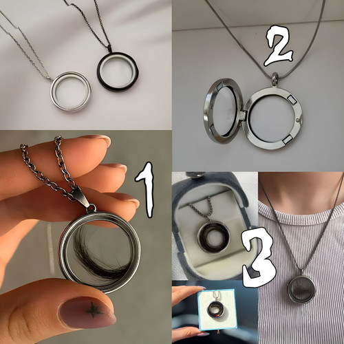 گردنبند لاکت عکس یادگاری شیشه ای | به همراه هدیه و چاپ عکس رایگان