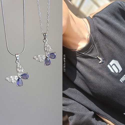 گردنبند پروانه سوارسکی