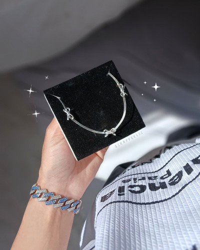 گردنبند دخترانه پاپیون