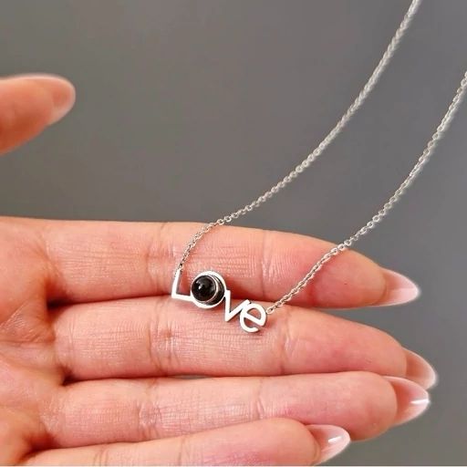 گردنبند صد زبان مدل لاو | love