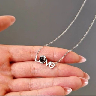 گردنبند صد زبان مدل لاو | love