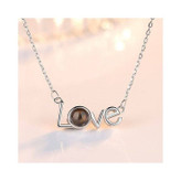 گردنبند صد زبان مدل لاو | love