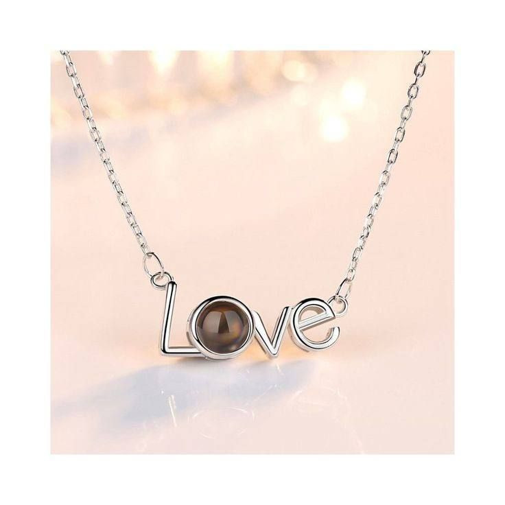 گردنبند صد زبان مدل لاو | love
