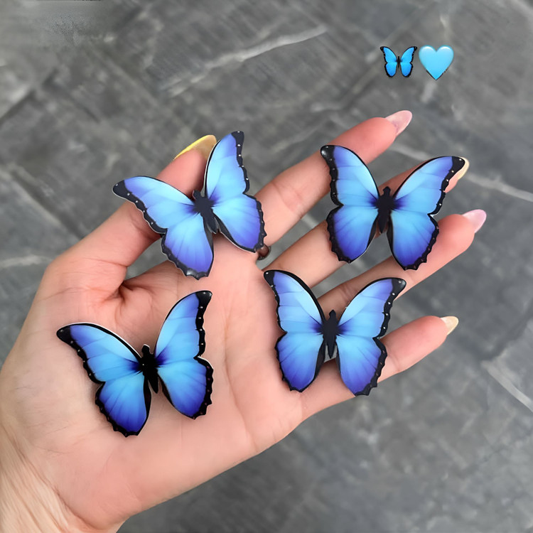 گیره مو دخترانه اموجی پروانه
